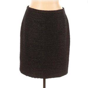 Albert Nipon tweed textured metallic pencil skirt women’s Size XL